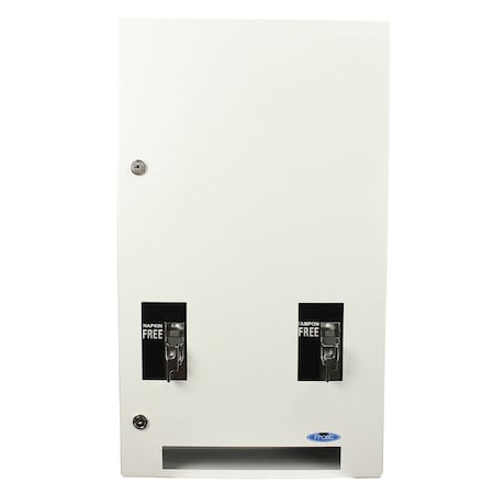 Frost Double Sanitary Napkin, Tampon Vendor, White, Free 608-1